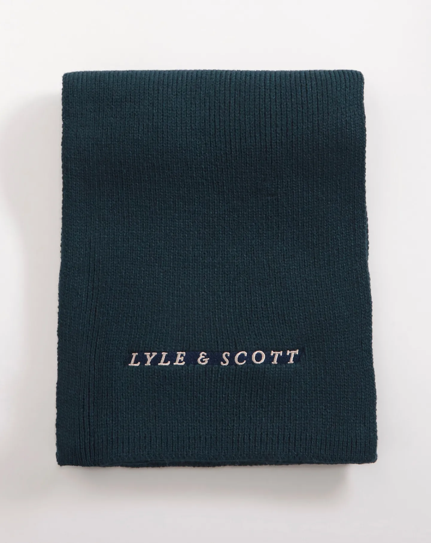 Lyle & Scott Lyle & Scott Logo Ribbed Scarf