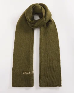 Lyle & Scott Lyle & Scott Logo Ribbed Scarf