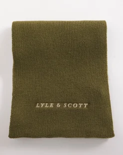 Lyle & Scott Lyle & Scott Logo Ribbed Scarf