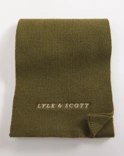 Lyle & Scott Lyle & Scott Logo Ribbed Scarf