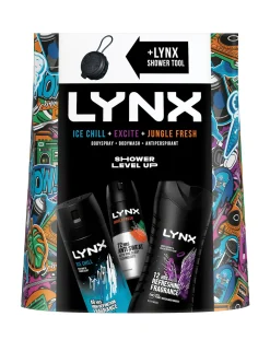 LYNX All Stars Trio & Shower Tool Gift Set