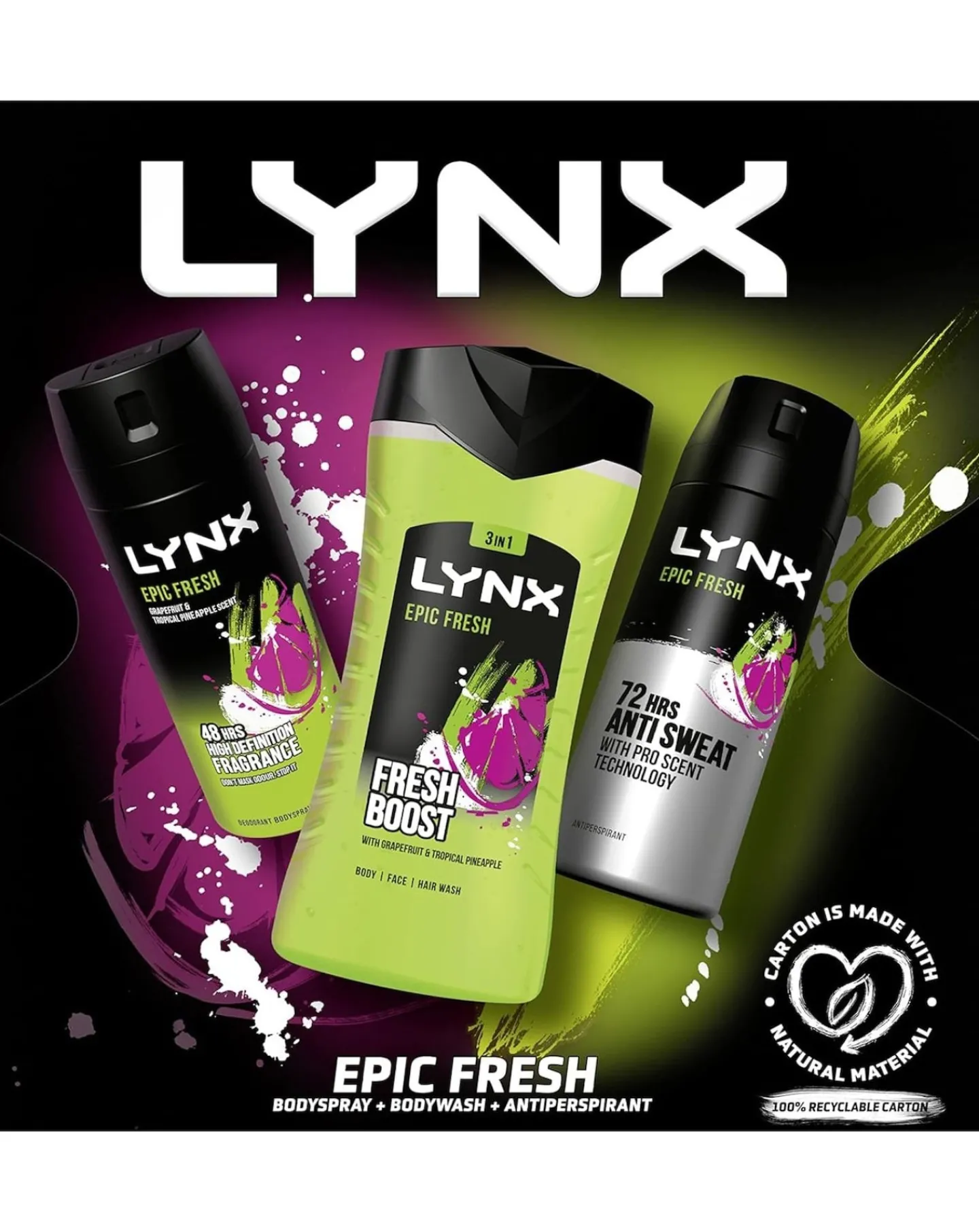 LYNX Epic Fresh Trio Gift Set