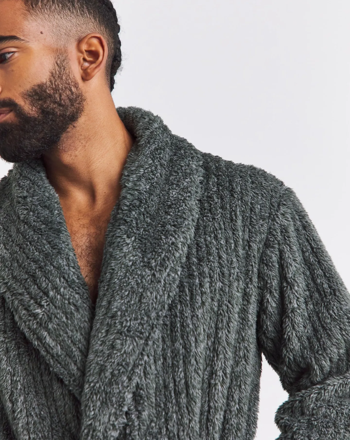 Jacamo Marl Clipped Dressing Gown