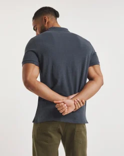 Jacamo Marl Pique Polo Long