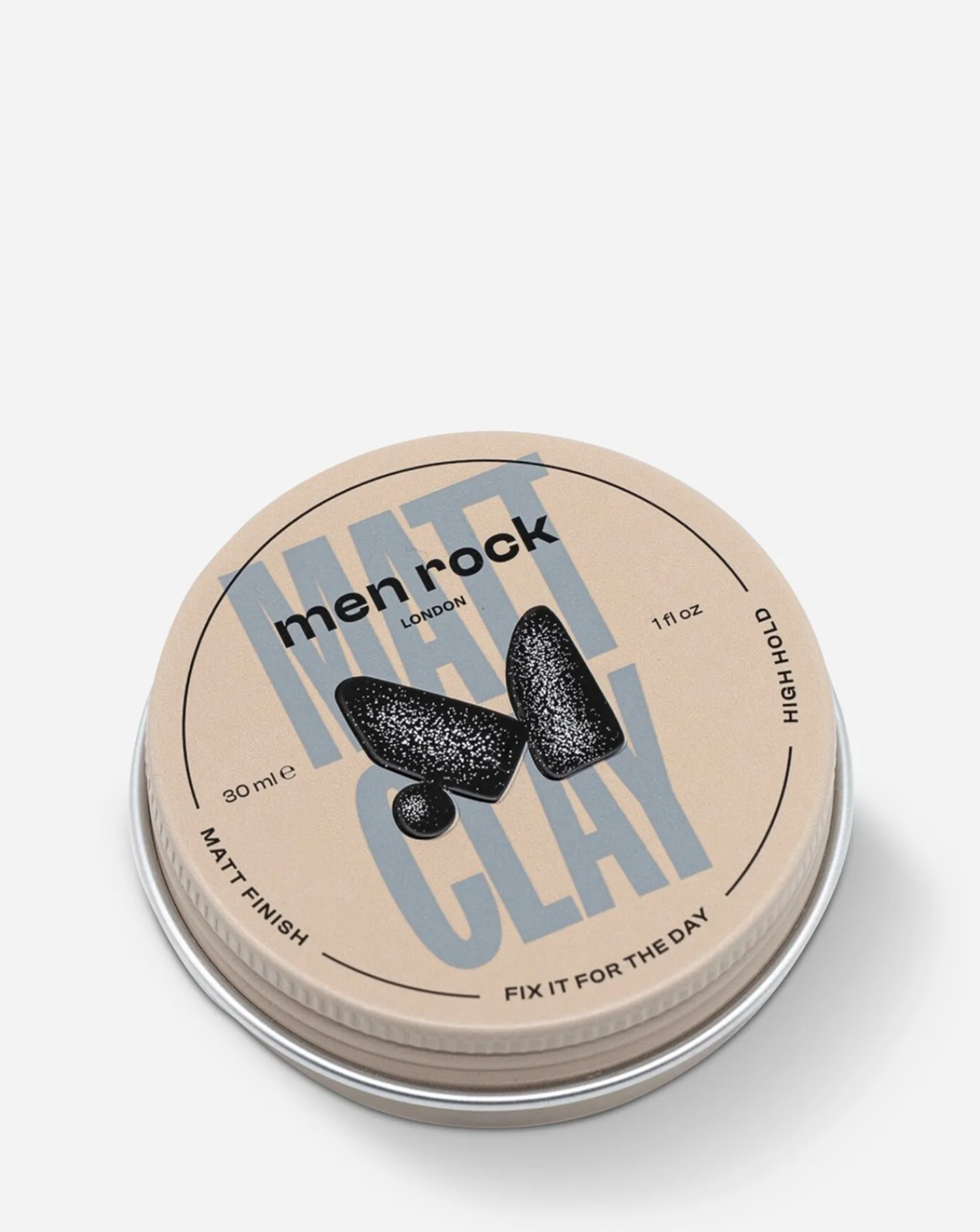 Men Rock Matt Clay - High Hold, Matt Finish, 30ml