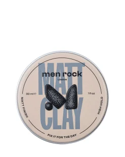 Men Rock Matt Clay - High Hold, Matt Finish, 30ml