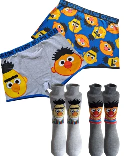 Licence Mens Bert & Ernie 2pk Gift Set