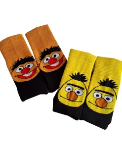 Licence Mens Bert & Ernie 2pk Slipper Sock