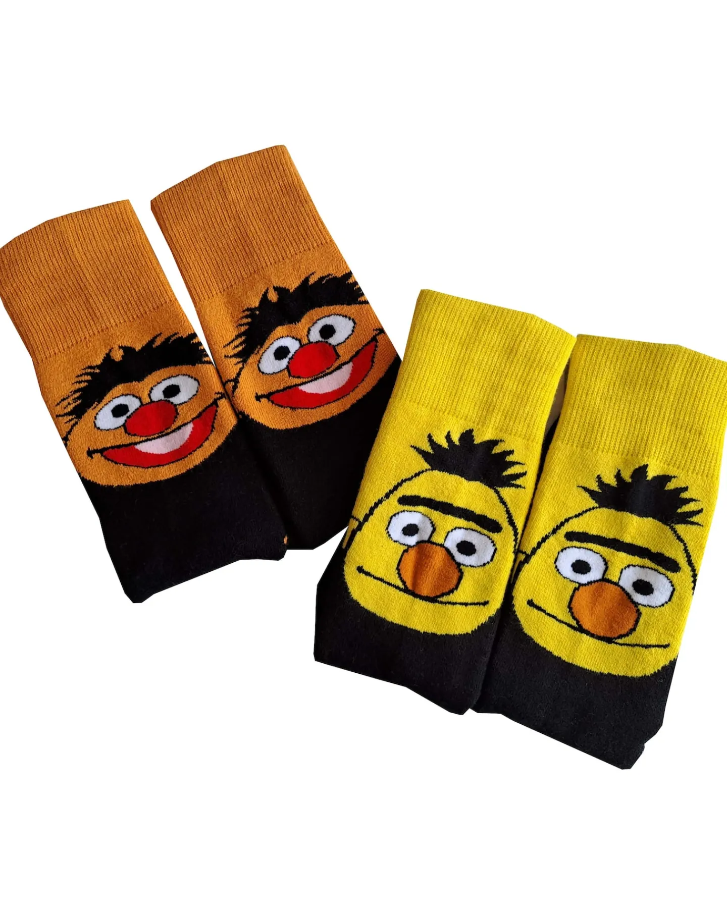 Licence Mens Bert & Ernie 2pk Slipper Sock