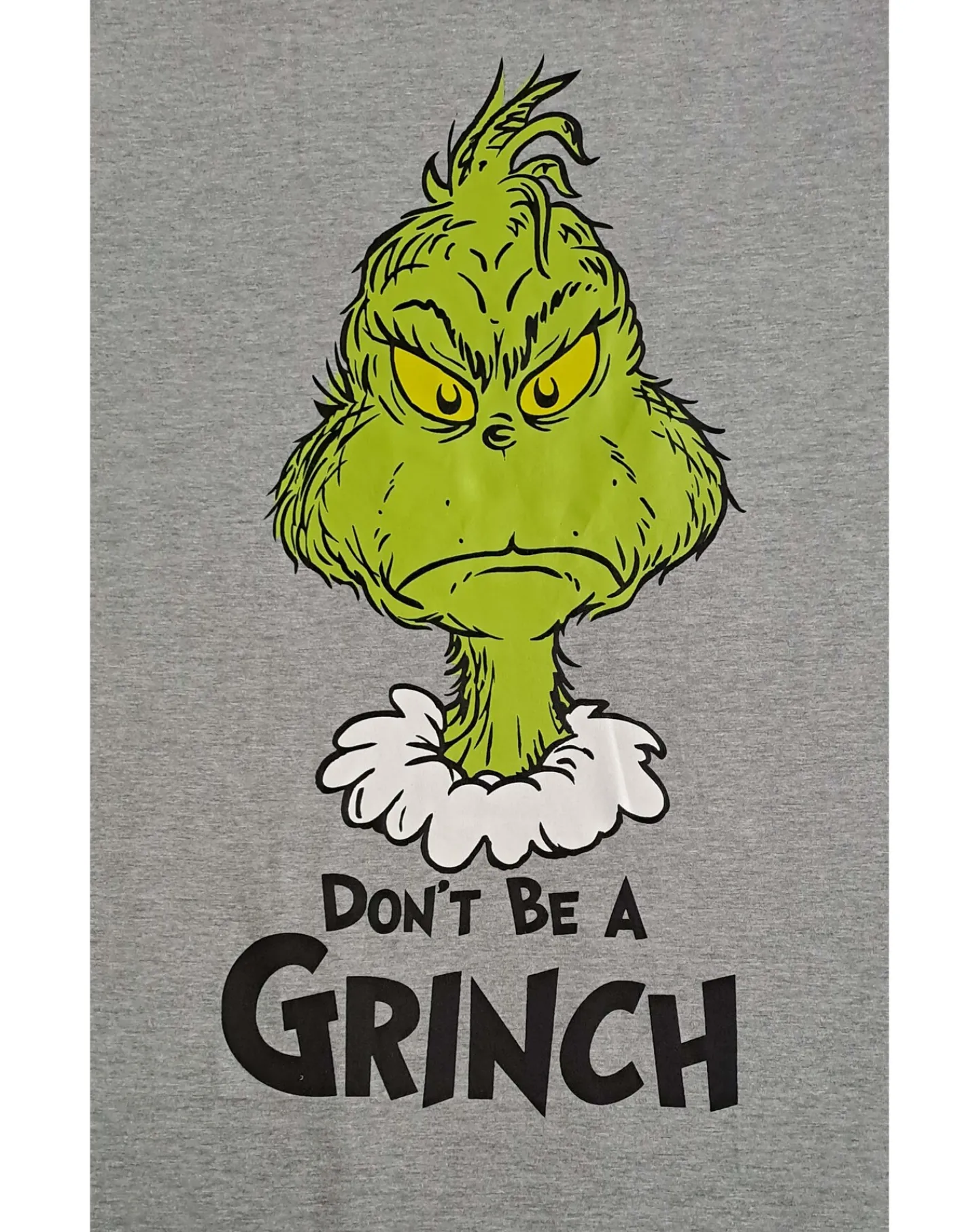 Licence Mens Grinch Lounge Tshirt