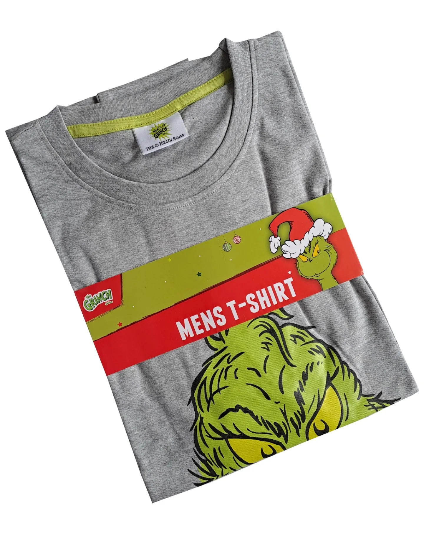 Licence Mens Grinch Lounge Tshirt