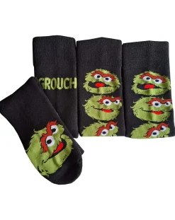 Licence Mens Oscar 2pk Slipper Sock