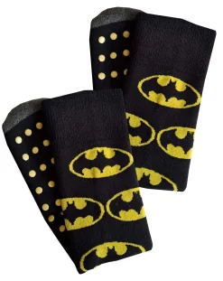 Licence Mens 2pk Batman & Joker Slipper Sock