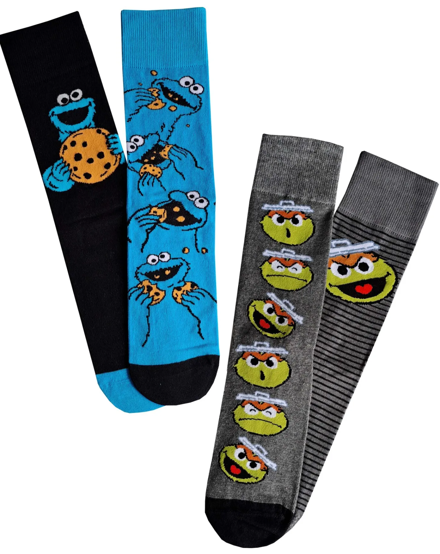 Licence Mens 4pk Cookie & Oscar Socks