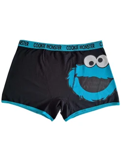 Licence Mens 2pk Cookie Monster Boxers