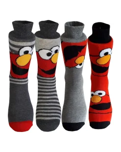 Licence Mens 4pk Elmo Socks