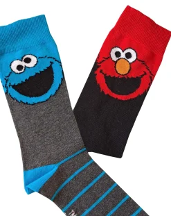 Licence Mens 5pk Sesame St Socks