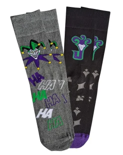 Licence Mens 4pk The Joker & Turtles Gift Socks