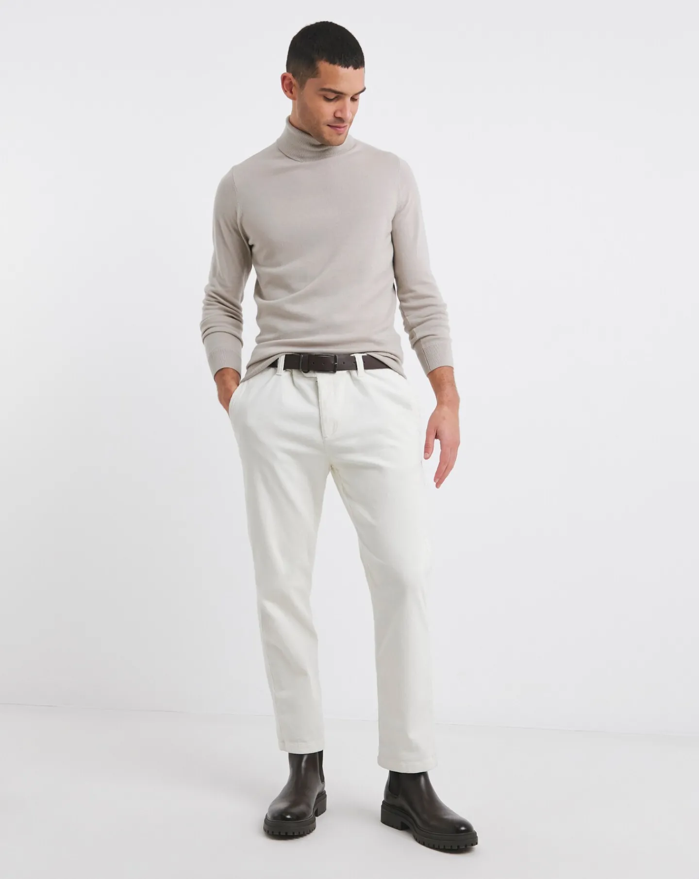 Jacamo Merino Wool Roll Neck Jumper