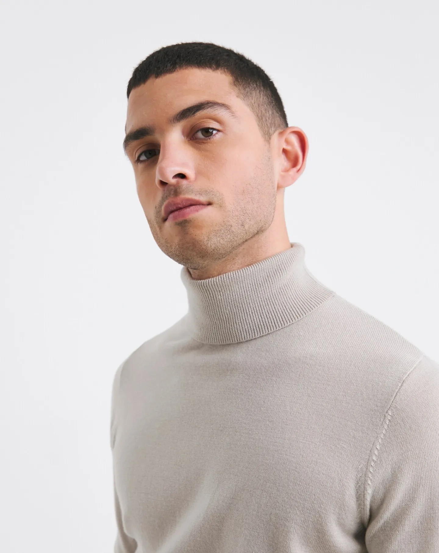 Jacamo Merino Wool Roll Neck Jumper