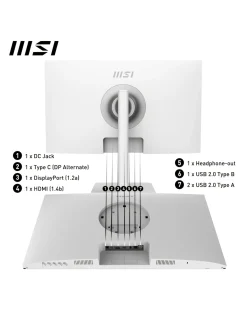 MSI Modern MD272XPW 27in IPS 100Hz Eye-Q Wide View Monitor