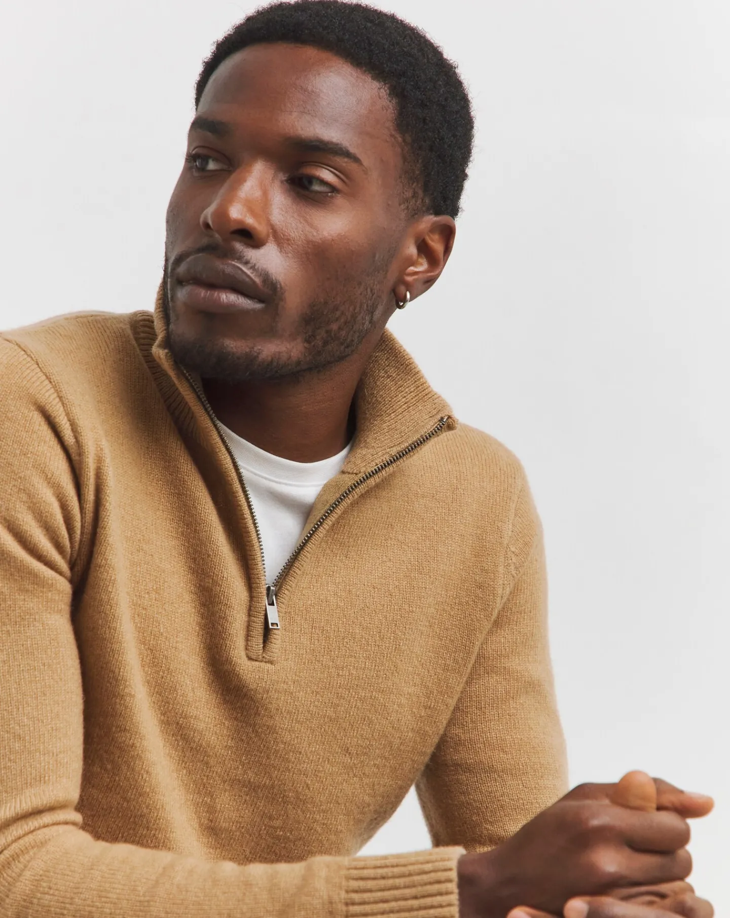 Jacamo Lambswool 1/4 Zip