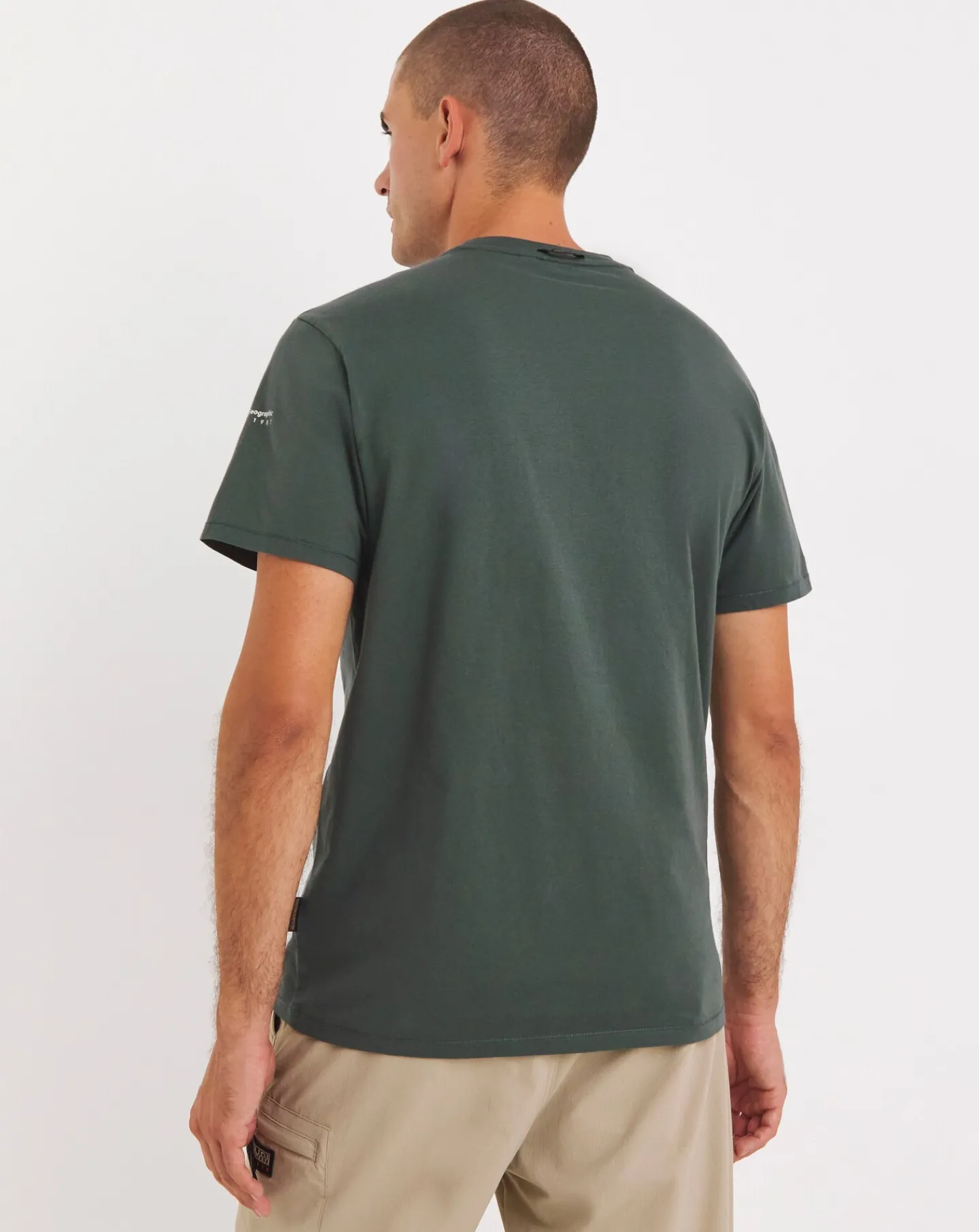 Napapijri Badge Khaki T-Shirt