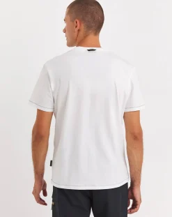Napapijri White Graphic T-Shirt