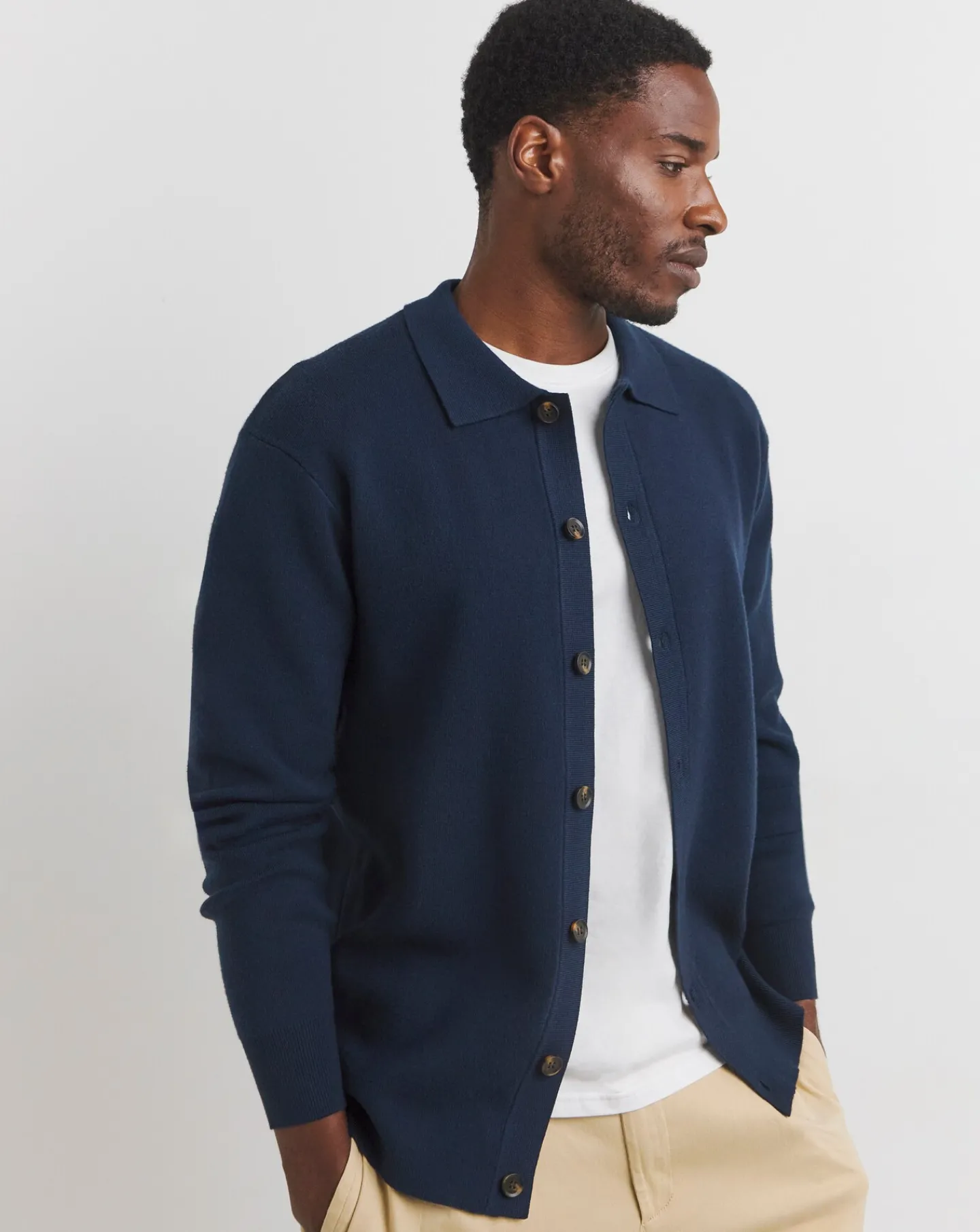 Jacamo Collared Cardigan with Ecovero