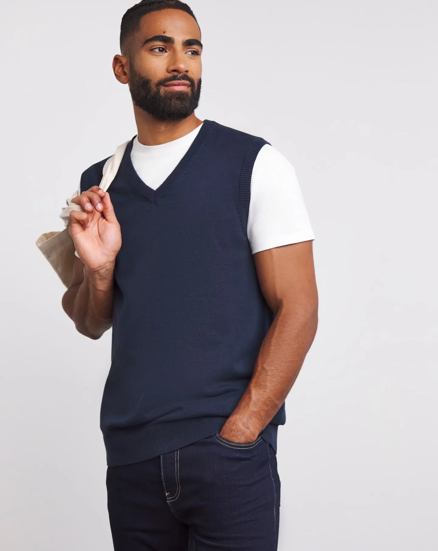Jacamo Cotton Sweater Vest