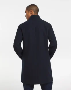 Jacamo Faux Wool Turn Up Collar Coat