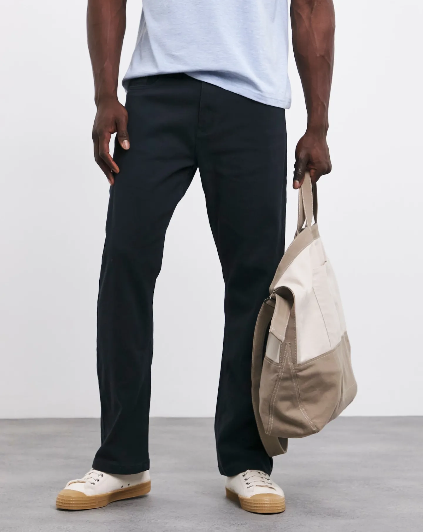 Jacamo Loose Fit Stretch Gaberdine Jeans