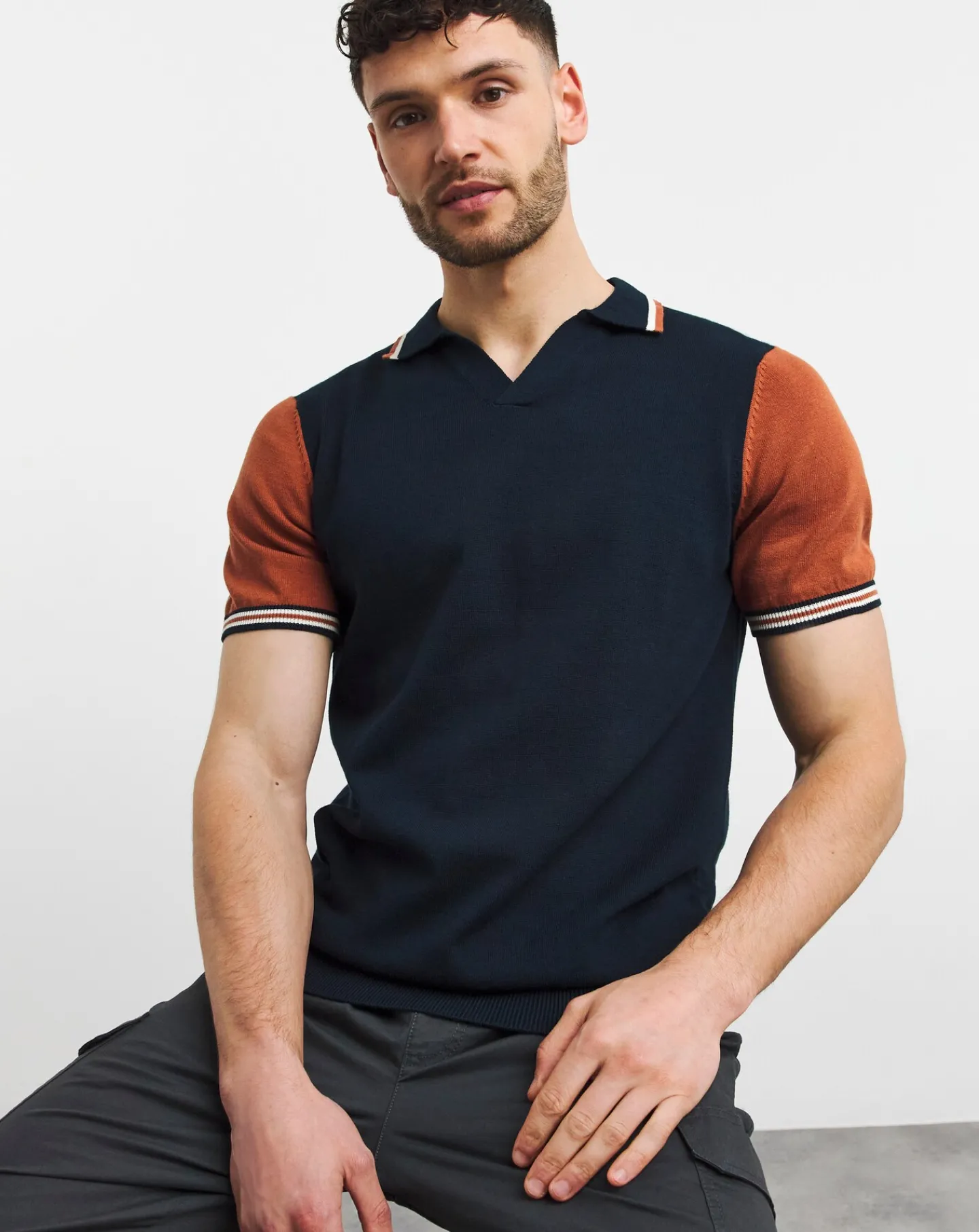 Jacamo Open Neck Polo
