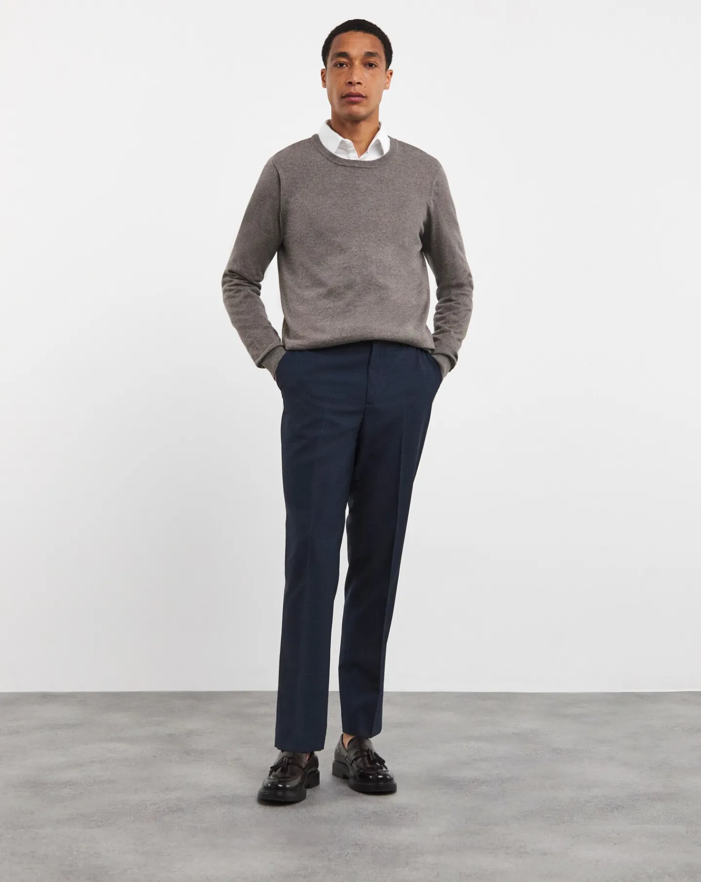 Jacamo Textured Relaxed Suit Trouser
