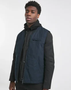 Jacamo Twill Washed Gilet