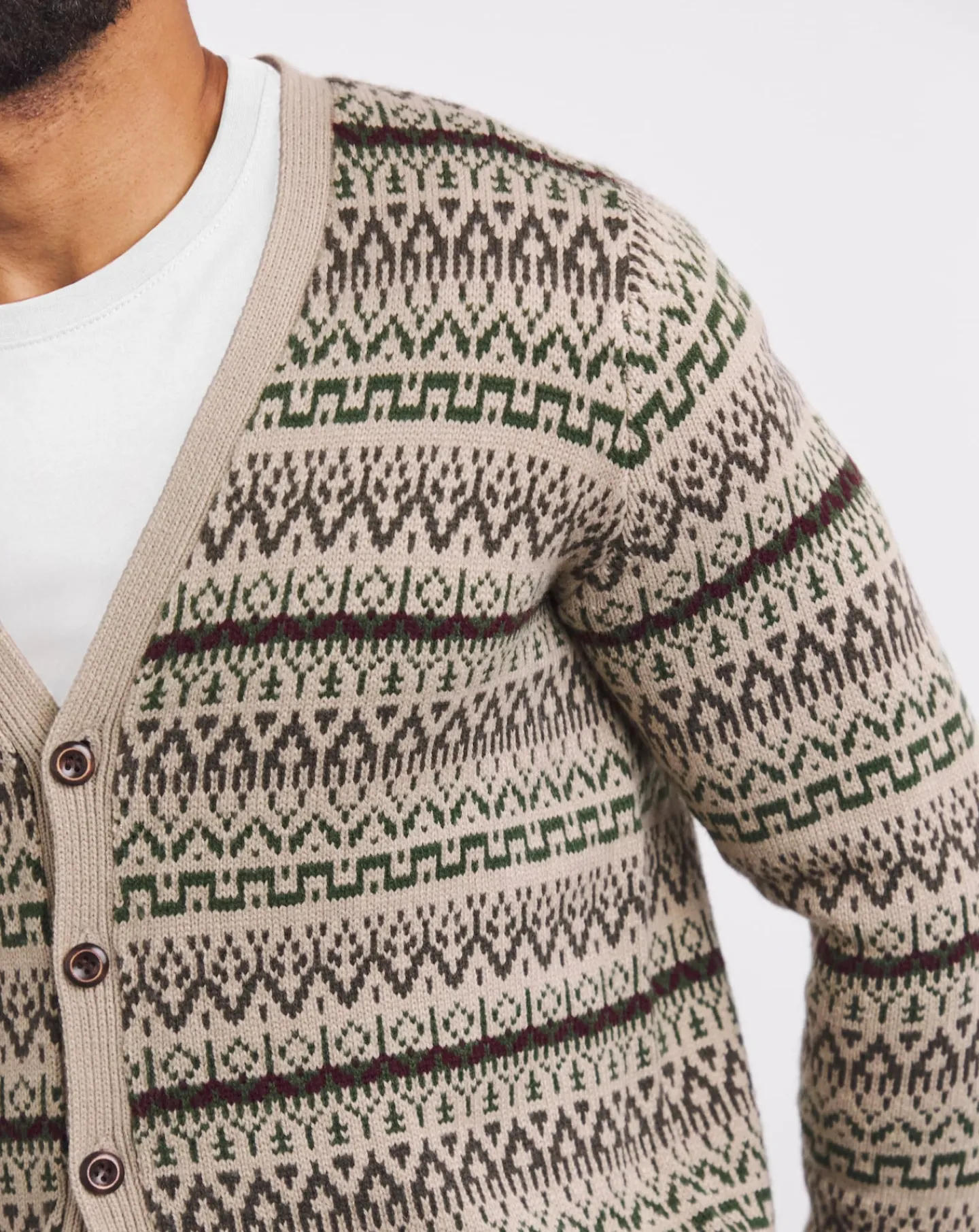 Jacamo Fairisle Cardigan