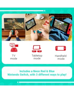 Nintendo Switch Neon With Switch Sports & 12 Months Switch Online