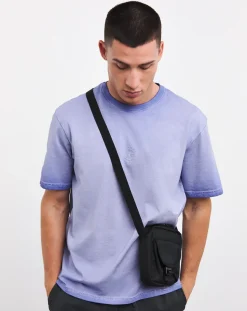 Jacamo Oil Wash Relaxed Fit Embroidered T-Shirt
