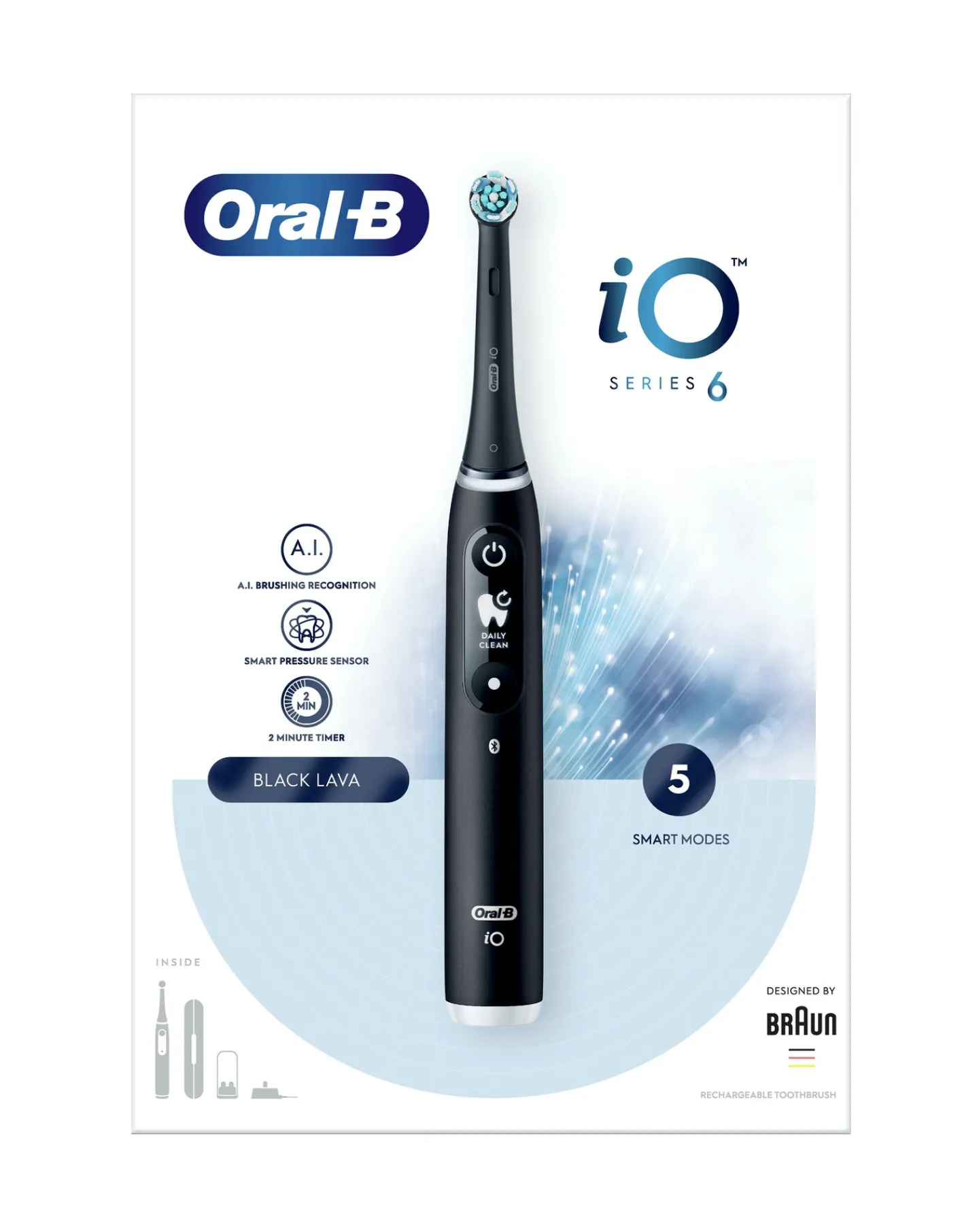 Oral B Oral-B iO6 Black Lava Ultimate Clean Electric Toothbrush