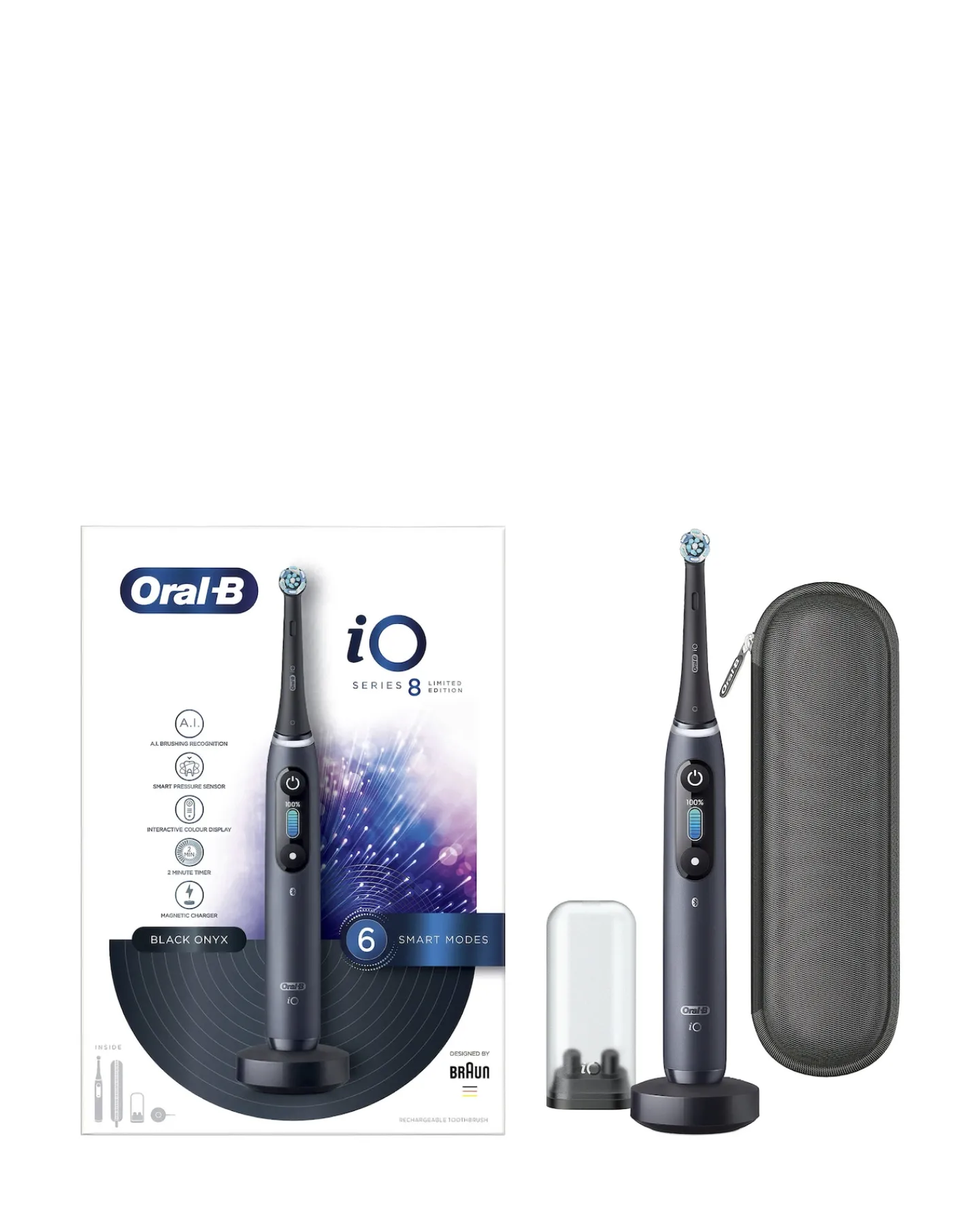 Oral B Oral-B iO8 Black Onyx (+ Zipper Case)