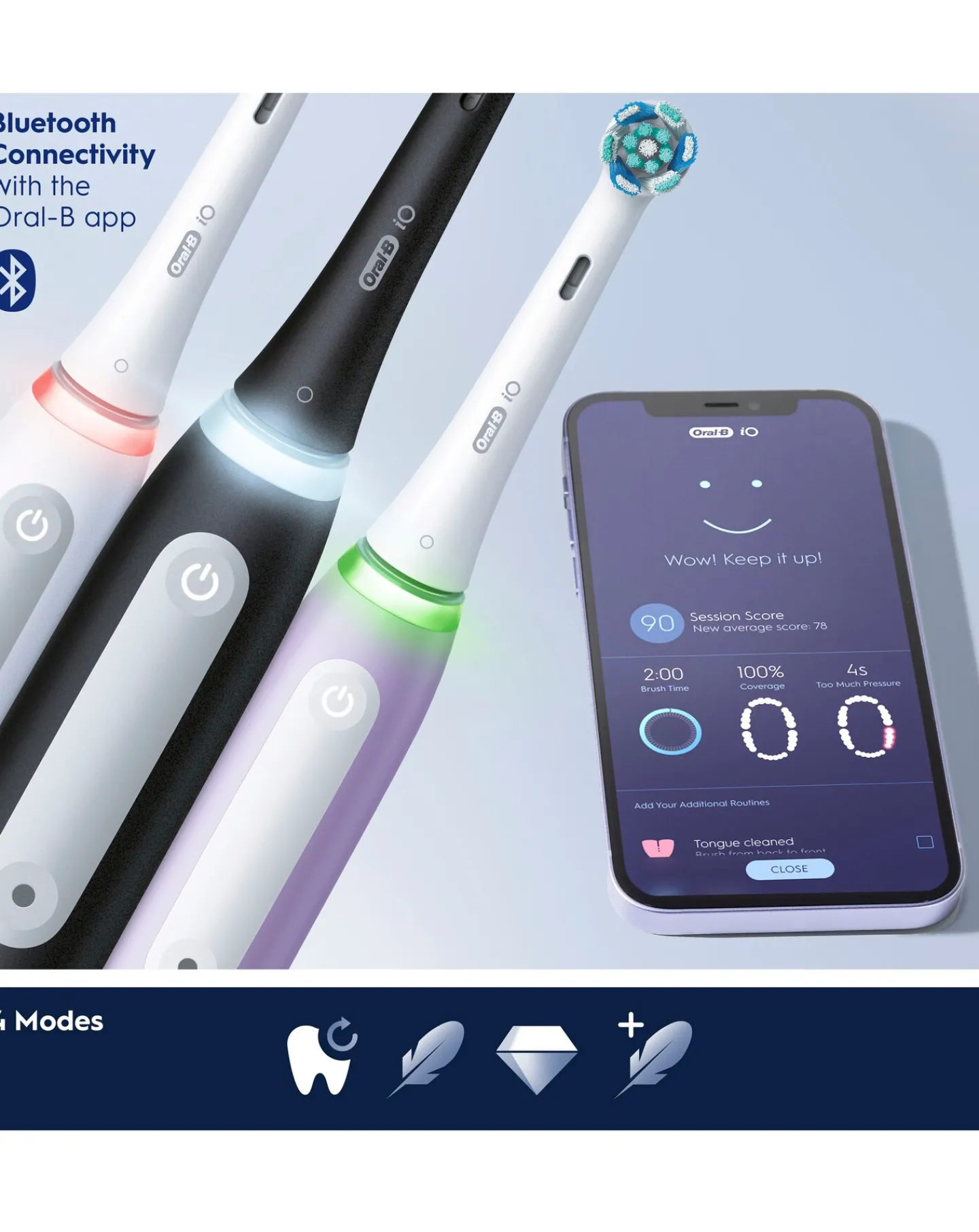 Oral B Oral-B iO4 White with Travel Case