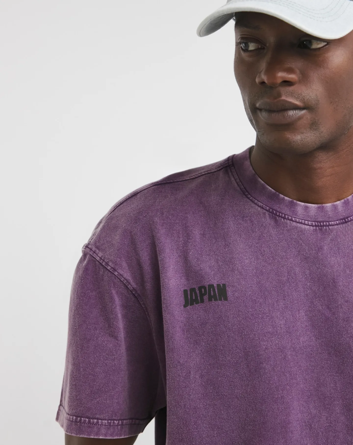 Jacamo Oversized Acid Wash Embroidered T-Shirt
