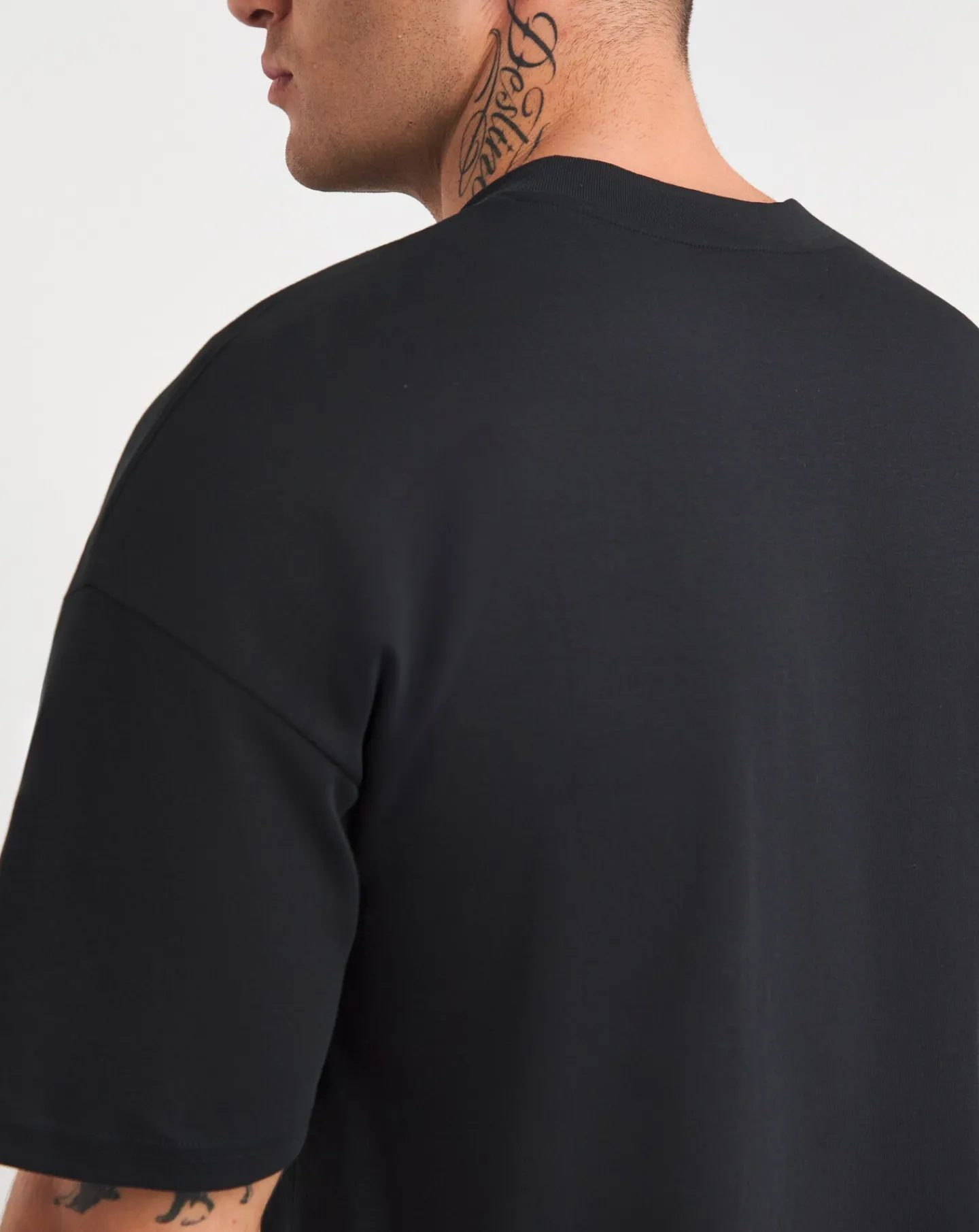 Jacamo Oversized Heavyweight Crew Neck T-Shirt Reg