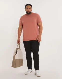 Jacamo Knitted Short Sleeve T Shirt