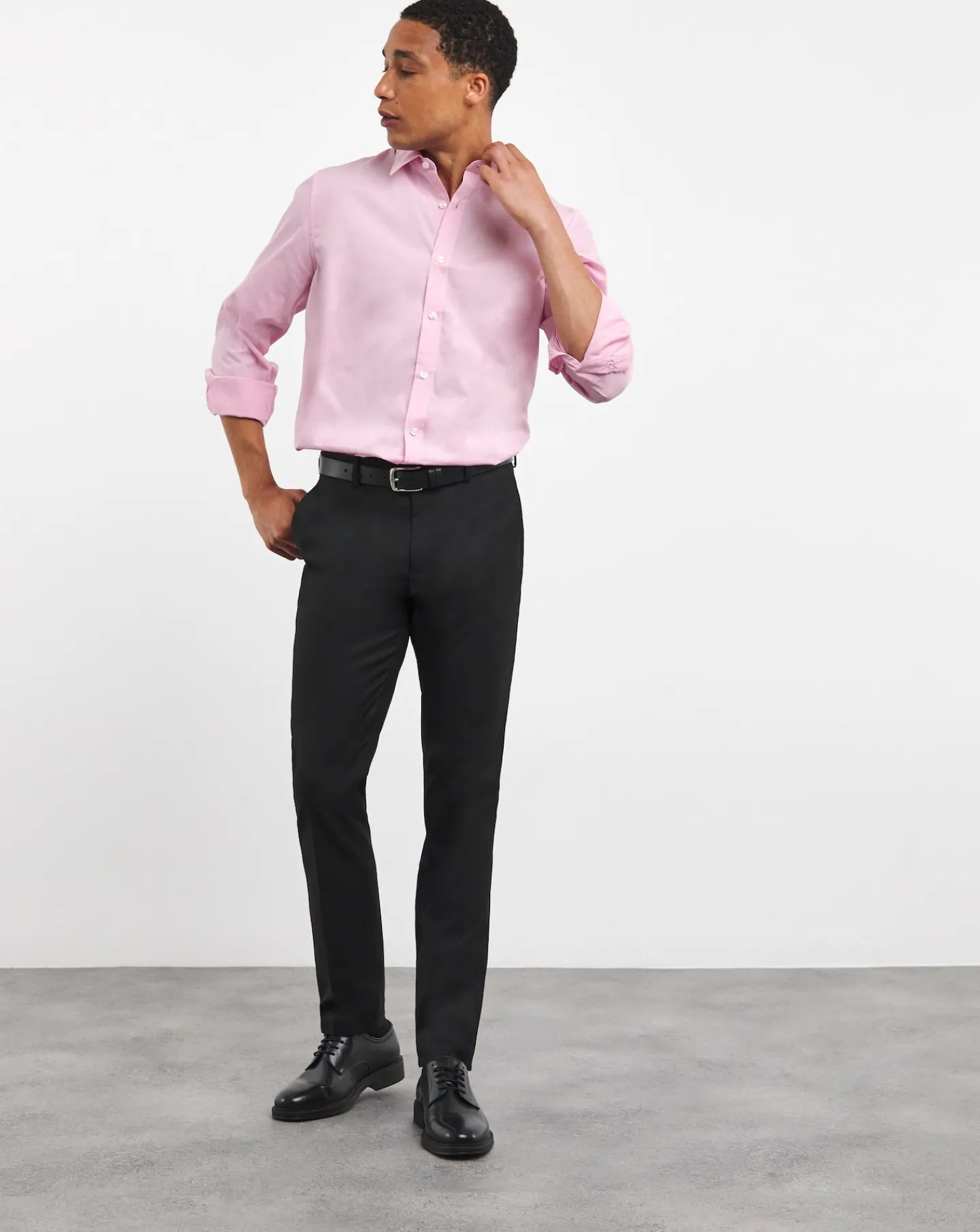 Jacamo Long Sleeve Formal Shirt Reg