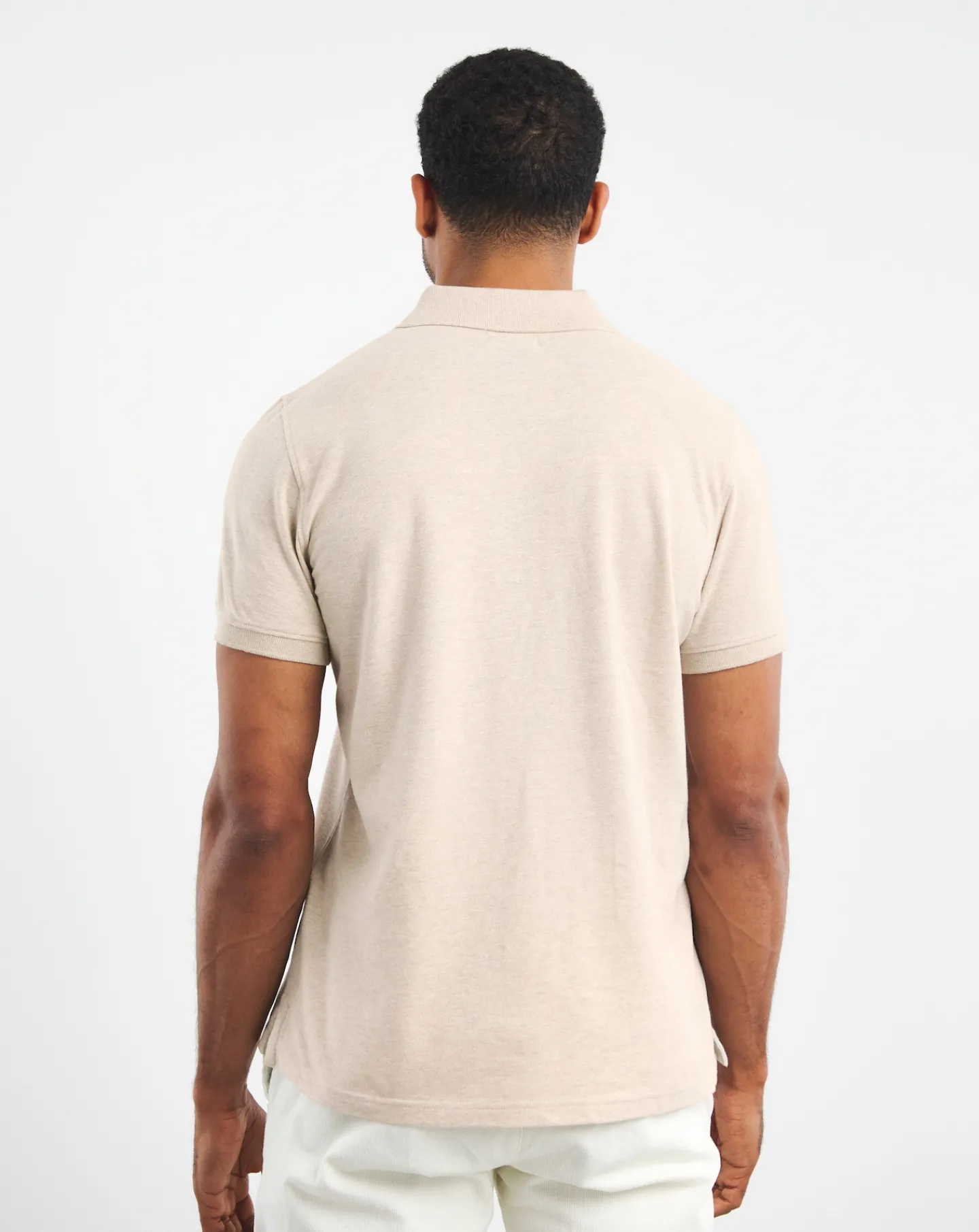 Jacamo Pique Marl Polo Long