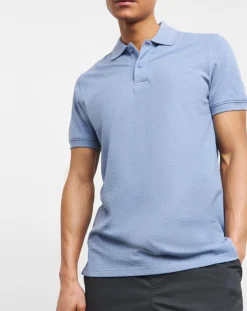Jacamo Pique Marl Polo Long