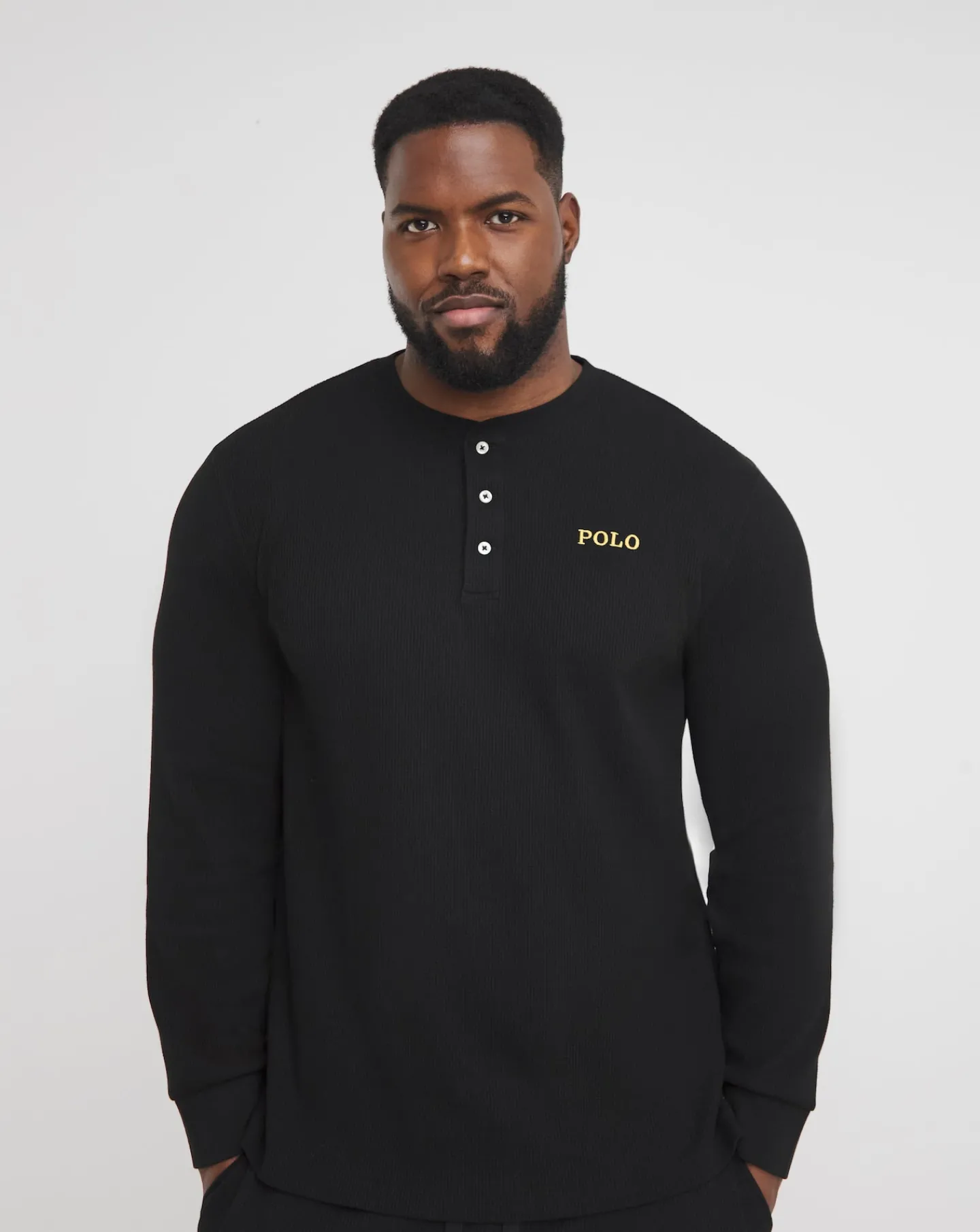 Polo Ralph Lauren Waffle Long Sleeve Mix & Match Lounge Top