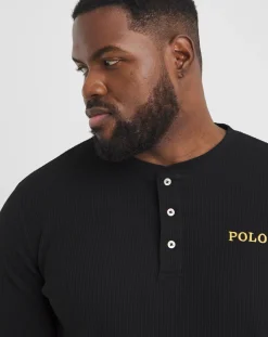 Polo Ralph Lauren Waffle Long Sleeve Mix & Match Lounge Top