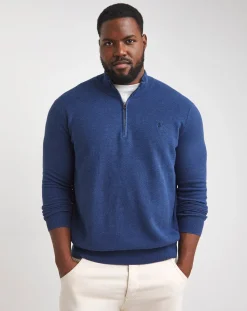 Polo Ralph Lauren Heather 1/4 Zip Cotton Jumper
